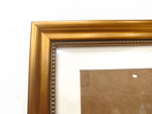 English Elm 18x24 Solid Wood Picture Frame with Replaceable Canvas, Acrylic Glass, Sturdy Backboard for Elegant Wall Decor Gold T3976P383244