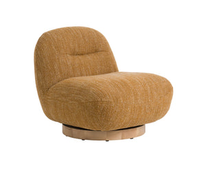 VIG Furniture Modrest Renee - Modern Mustard Fabric Swivel Accent Chair VGKK-KF.A1157-MUST