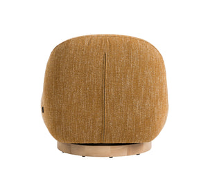 VIG Furniture Modrest Renee - Modern Mustard Fabric Swivel Accent Chair VGKK-KF.A1157-MUST