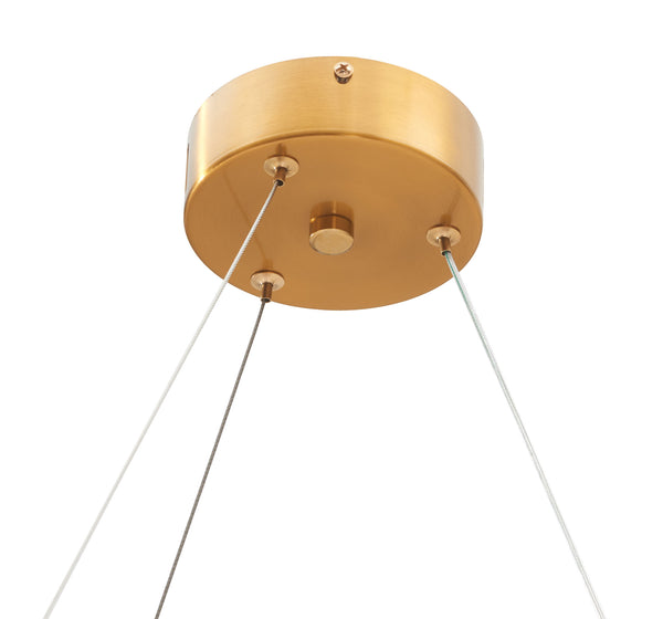 Zuo Modern Wiber Ceiling Lamp - Modern Brass Design With Flexible Led Tube For Versatile Illumination & Style Brass Steel,Silicone 56166-zuo-modern