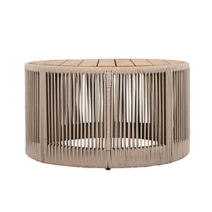 English Elm Christopher Knight Home® - Outdoor Rattan & Acacia Wood Coffee Table - Stylish Patio Furniture For Garden, Balcony & Home N770P298632B