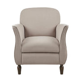 Madison Park Escher Transitional Accent Chair MP100-0994 Cream