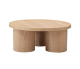 VIG Furniture Modrest Babson - Modern Natural Oak Round Coffee Table VGMF-V7152-NAT