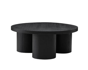 VIG Furniture Modrest Babson - Modern Black Oak Round Coffee Table VGMF-V7152-BLK