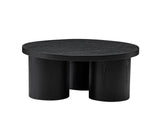 VIG Furniture Modrest Babson - Modern Black Oak Round Coffee Table VGMF-V7152-BLK