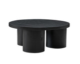 VIG Furniture Modrest Babson - Modern Black Oak Round Coffee Table VGMF-V7152-BLK