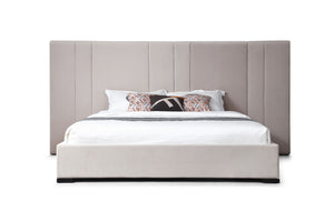 VIG Furniture Modrest Penelope - Modern Grey Velvet Bed VGVCBD2312