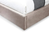 VIG Furniture Modrest Roma - Modern Taupe Microfiber Upholstered Bed VGVCBD2305-TPE