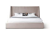 VIG Furniture Modrest Roma - Modern Taupe Microfiber Upholstered Bed VGVCBD2305-TPE