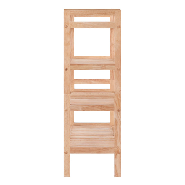 Winsome Wood Mercury 2-piece Stackable Shoe Rack Set - Natural Wood Organizer For Shoes, Kids Toys & More! Natural Solid Wood 81429-winsome-wood