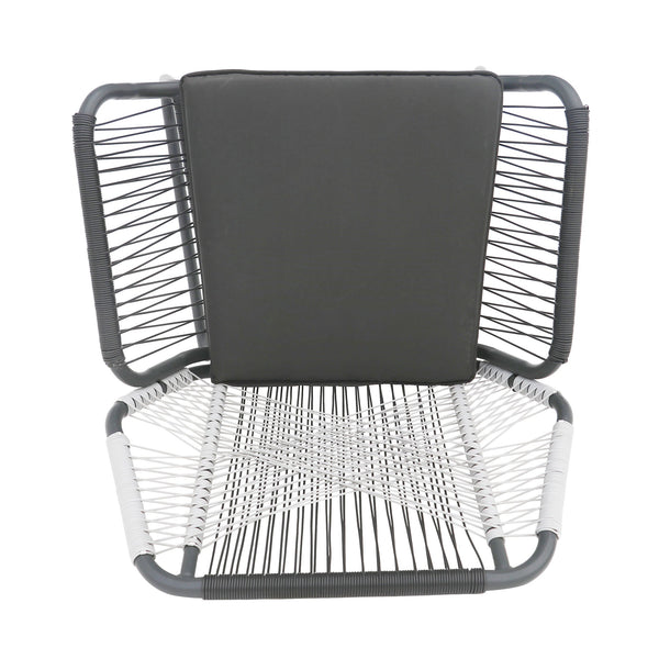 English Elm Christopher Knight Home® - MILAN Club Chair Set for Outdoors, Gray PE Rattan & Steel Frame, Water-Resistant Cushions, Modern Elegance 62331.00CGRY