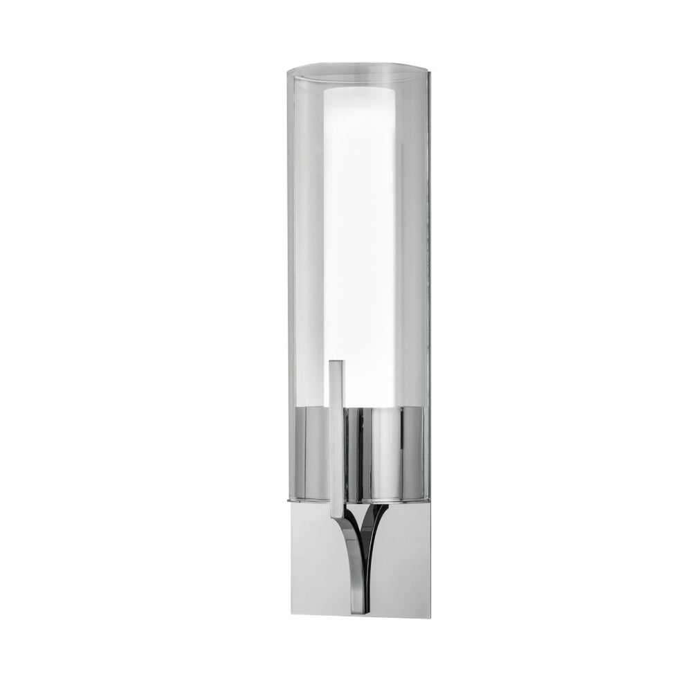 Slope 15'' High Integrated LED Sconce - Brushed Nickel 8144-BN-CL Norwell