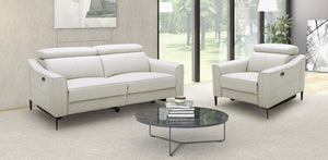 VIG Furniture Divani Casa Eden - Modern White Leather Sofa With 2 Recliners VGKV-KM.5012-SOFA-WHT