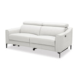 VIG Furniture Divani Casa Eden - Modern White Leather Loveseat With 2 Recliners VGKV-KM.5012-LOVE-WHT