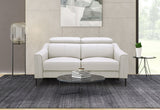 VIG Furniture Divani Casa Eden - Modern White Leather Loveseat With 2 Recliners VGKV-KM.5012-LOVE-WHT