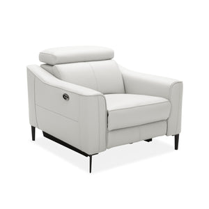 VIG Furniture Divani Casa Eden - Modern White Leather Recliner Chair VGKV-KM.5012-CHR-WHT