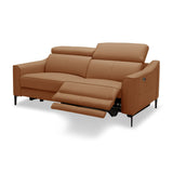 VIG Furniture Divani Casa Eden - Modern Camel Leather Loveseat With 2 Recliners VGKV-KM.5012-LOVE-CML