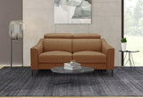 VIG Furniture Divani Casa Eden - Modern Camel Leather Loveseat With 2 Recliners VGKV-KM.5012-LOVE-CML