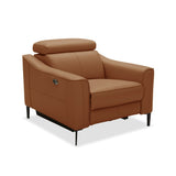 VIG Furniture Divani Casa Eden - Modern Camel Leather Recliner Chair VGKV-KM.5012-CHR-CML