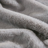 Croscill Sable Glam/Luxury Solid Faux Fur Throw CC50-0027 Grey