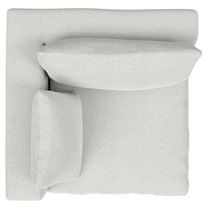 English Elm Jasmine Left Arm Sofa Module In Cloud Grey - Stylish, Versatile, And Cozy For Modern Living Spaces B136P199240