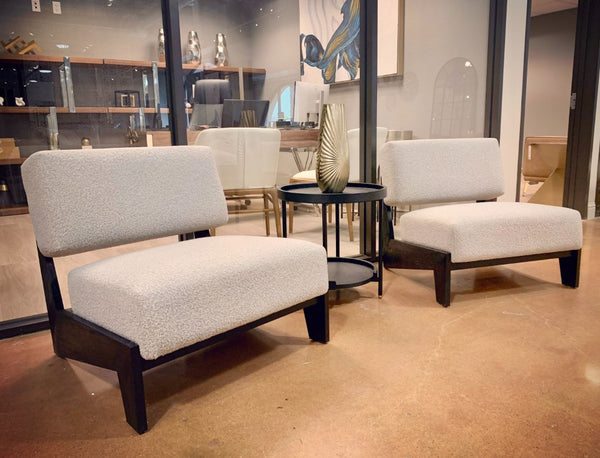 VIG Furniture Tucker Mid-Century Accent Chair In Light Grey Velvet-Like Fabric With Black Walnut Frame, Plush Comfort VGRH-RHS-AZHT05-GRY