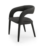 VIG Furniture Modrest Faerron - Modern Black Leatherette Dining Chair VGEUMC-7182CH-BLK