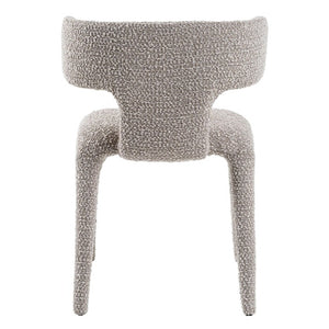 VIG Furniture Saehee Upholstered Velvet-Style Seat With Foam Support, Iron Frame, No Assembly, Plush Comfort Light Grey Dining Chair VGEUMC-7512CH-CODA-120