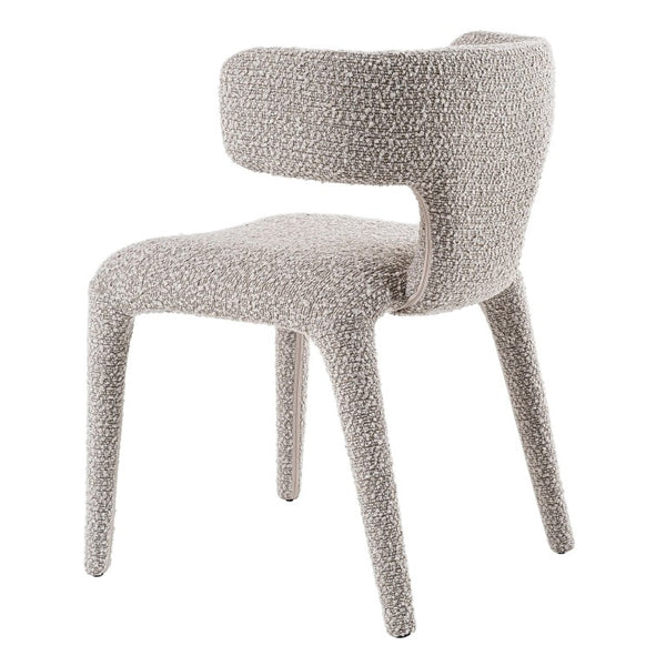 VIG Furniture Saehee Upholstered Velvet-Style Seat With Foam Support, Iron Frame, No Assembly, Plush Comfort Light Grey Dining Chair VGEUMC-7512CH-CODA-120