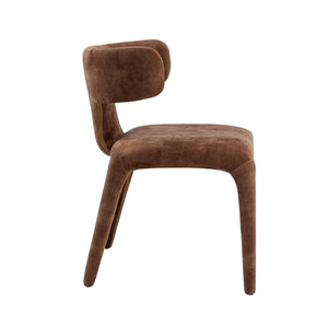 VIG Furniture Modrest Saehee - Modern Camel Velvet Fabric Dining Chair VGEUMC-7512CH-DECENT-004