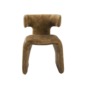 VIG Furniture Modrest Bergman - Modern Camel Velvet Dining Chair VGEUMC-7513CH-DECENT-004