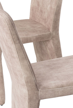 VIG Furniture Modrest Ditka - Modern Beige Velvet Dining Chair (Set of 2) VGEUMC-7510CH-DECENT-021