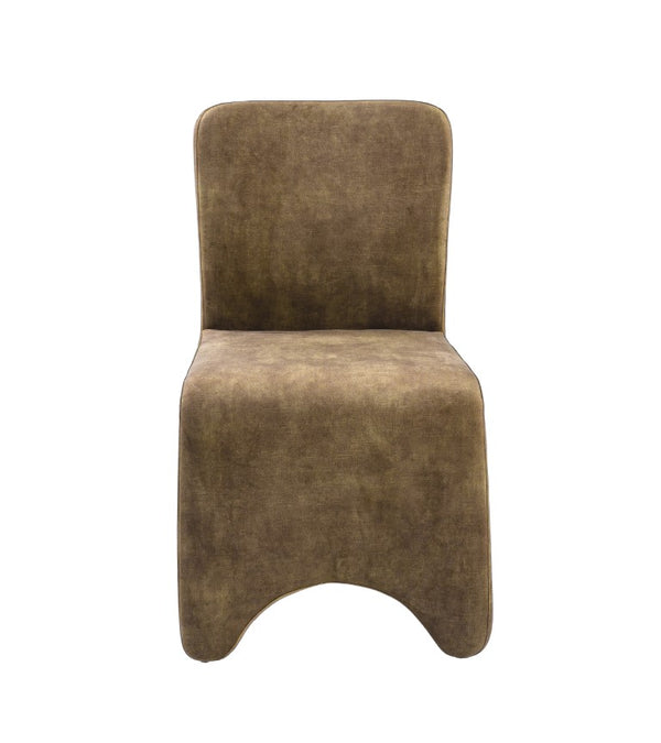 VIG Furniture Ditka Plush Velvet Upholstered Chairs Set Of 2 With Iron Frame, High-Density Foam & Floor Glides Camel Dining Chair VGEUMC-7510CH-DECENT-004