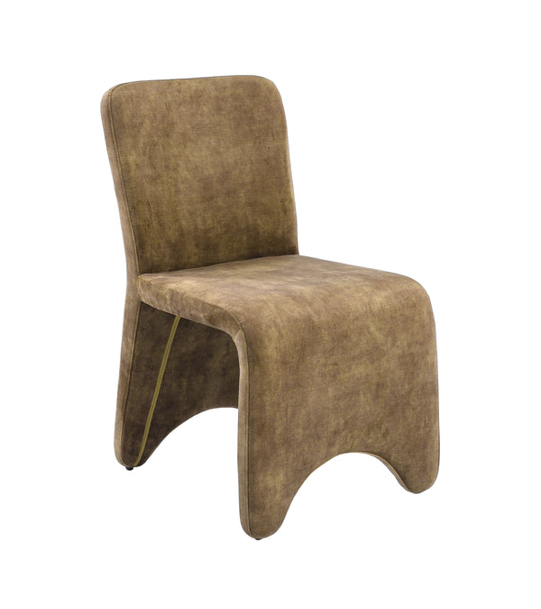 VIG Furniture Modrest Ditka - Modern Camel Velvet Dining Chair (Set of 2) VGEUMC-7510CH-DECENT-004