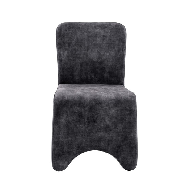 VIG Furniture Ditka Plush Velvet Upholstered Chairs Set Of 2 With Iron Frame, High-Density Foam & Floor Glides Grey Dining Chair VGEUMC-7510CH-DECENT-032