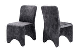 VIG Furniture Modrest Ditka - Modern Grey Velvet Dining Chair (Set of 2) VGEUMC-7510CH-DECENT-032