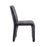 VIG Furniture Modrest Ditka - Modern Grey Velvet Dining Chair (Set of 2) VGEUMC-7510CH-DECENT-032