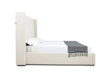 VIG Furniture Modrest Byrne - Modern Off White Fabric Bed VGEVVG713-C-00