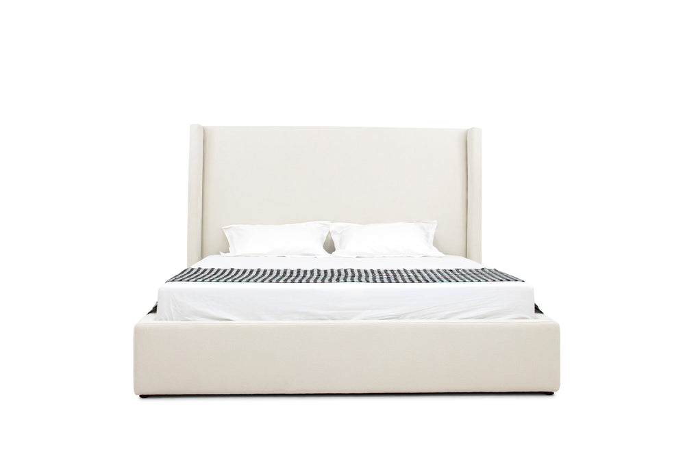 VIG Furniture Modrest Byrne - Modern Off White Fabric Bed VGEVVG713-C-00