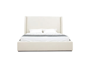 VIG Furniture Modrest Byrne - Modern Off White Fabric Bed VGEVVG713-C-00