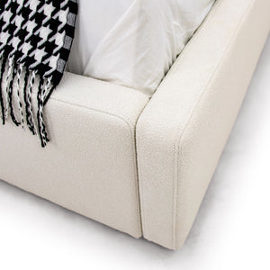VIG Furniture Modrest Byrne - Modern Off White Fabric Bed VGEVVG713-C-00