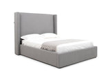 VIG Furniture Modrest Byrne - Modern Grey Fabric Bed VGEVVG713-C-07