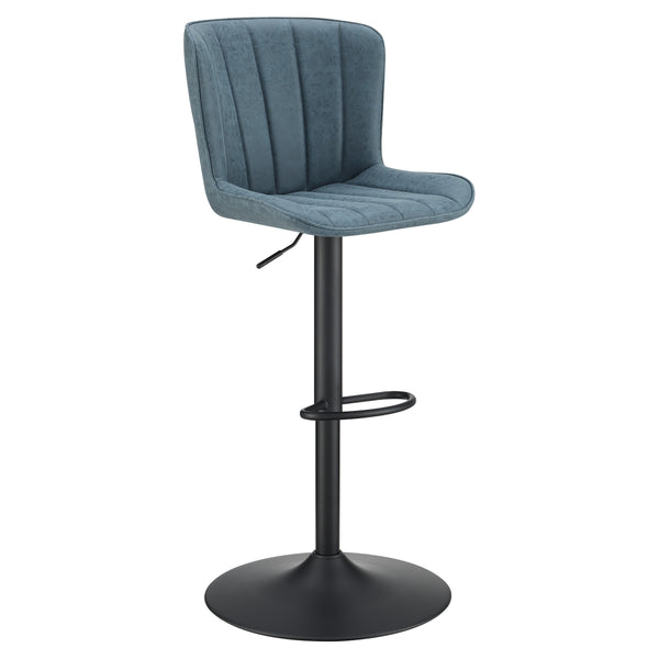 OSP Home Furnishings Kirkdale Height Adj Stool  - Set of 2 Navy
