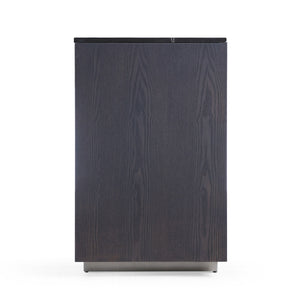 VIG Furniture Modrest Concord - Modern Grey Velvet + Black Marble + Black Ash + Aluminum Bedroom Set VGVC-BD2311-2301-SET