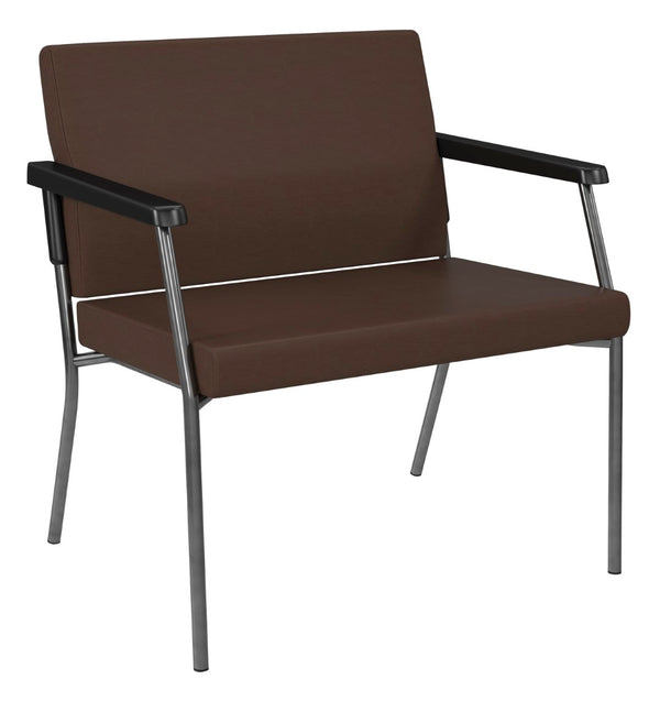 OSP Home Furnishings Bariatric Big and Tall Guest Chair with Reinforced Steel Frame for Medical Waiting Rooms Java BC9603-K005