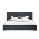 VIG Furniture Lamod Cirque - Modern Black Ash Bed VGVC-BD2368-BED