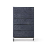 VIG Furniture Lamod Cirque - Modern Black Ash Chest VGVC-J2368-5H