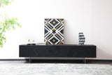 VIG Furniture Lamod Cirque - Modern Black Ash TV Stand VGVC-TV2368-BLK