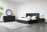 VIG Furniture Lamod Cirque - Modern Black Ash Bed VGVC-BD2368-BED