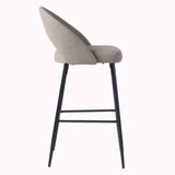 O Upholstered Bar Stool Mushroom OOOD4DMS Walker Edison